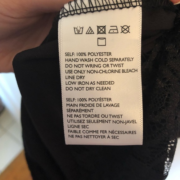 SOLD UO Kimchi Blue Black Satin & Lace Plunge Romper - Picture 7 of 7